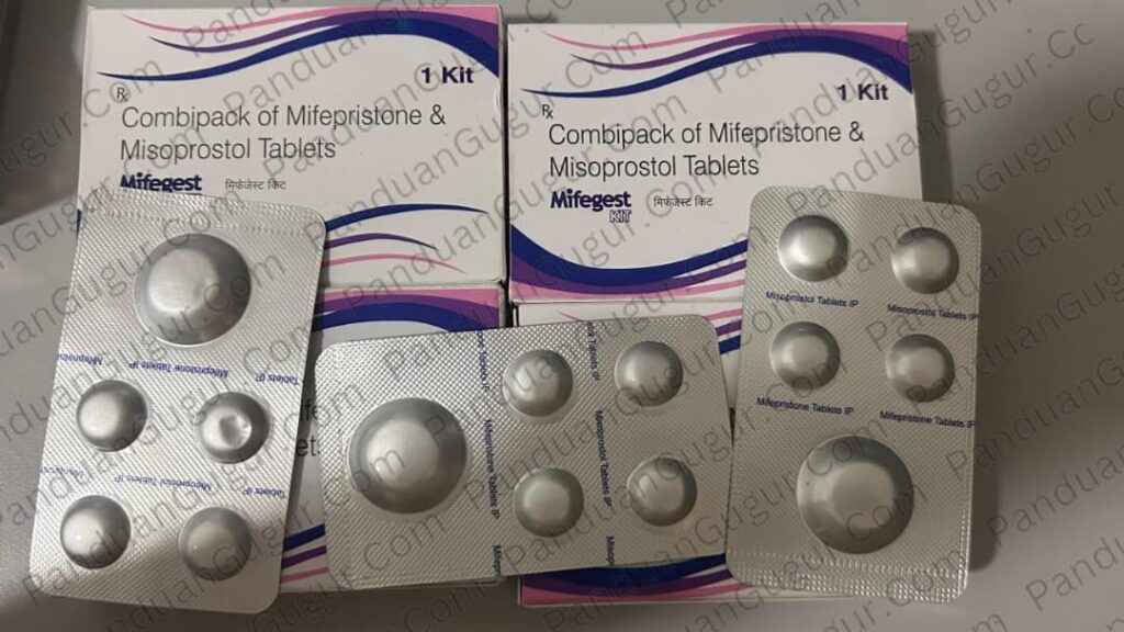 Pek MTP Kits mengandungi Mifepristone dan Misoprostol untuk pengguguran kandungan, rujukan panduangugur.com