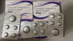 Pek MTP Kits mengandungi Mifepristone dan Misoprostol untuk pengguguran kandungan, rujukan panduangugur.com